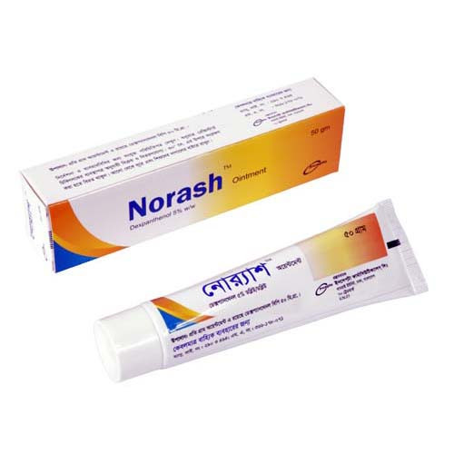 Pack Image: Norash 5% Ointment (50 gm tube)