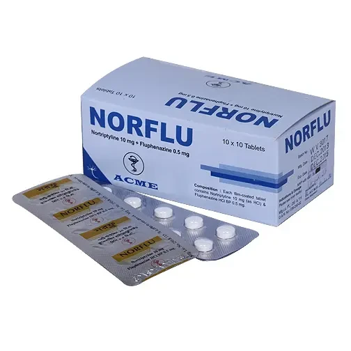 Pack Image: Norflu 0.5 mg Tablet (100's pack)