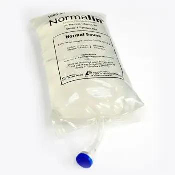 Pack Image: Normalin 0.9% Injection (100 ml bag)