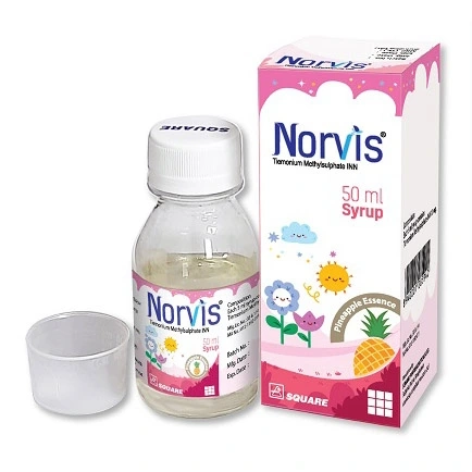 Pack Image: Norvis 10 mg Syrup (50 ml bottle)