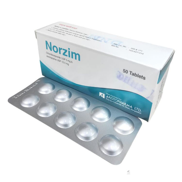 Pack Image: Norzim 12.5 mg Tablet (5 x 10)