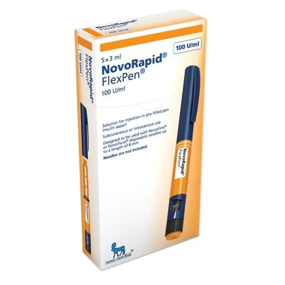 Pack Image: NovoRapid 100 IU Injection (3 ml flexpen)