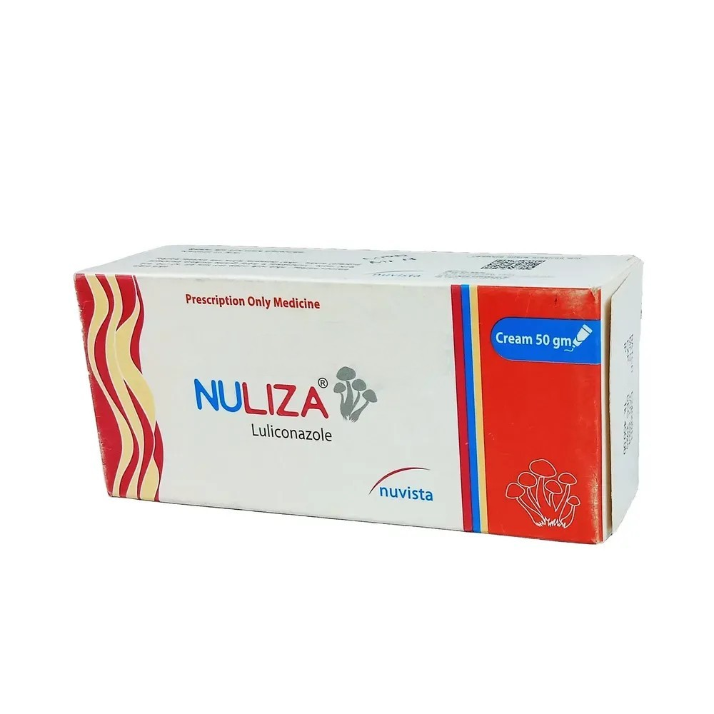 Pack Image: Nuliza 1% Cream (50 gm tube)