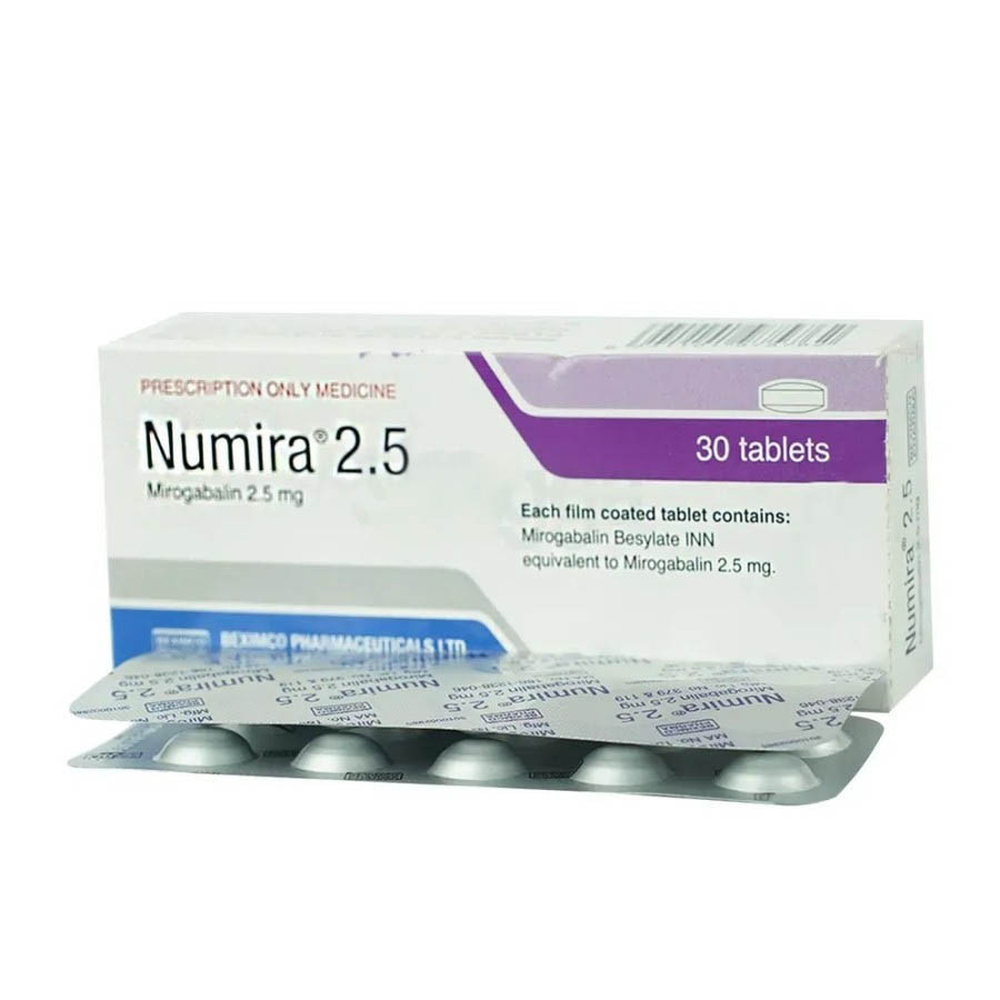 Pack Image: Numira 2.5 mg Tablet (3 x 10)