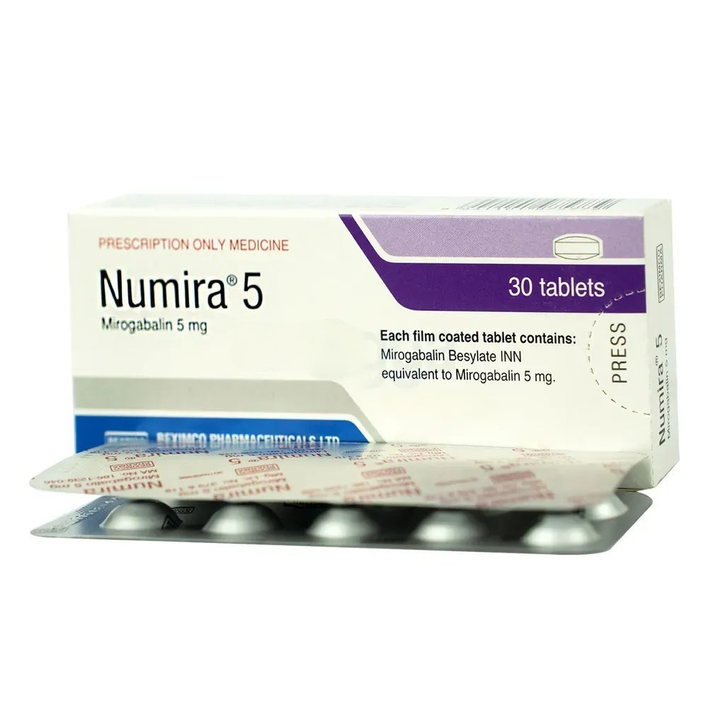 Pack Image: Numira 5 mg Tablet (3 x 10)