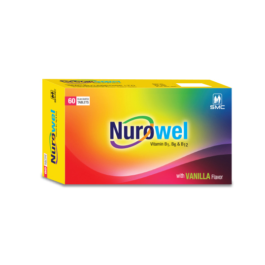 Pack Image: Nurowel 100 mg Tablet (6 x 10)