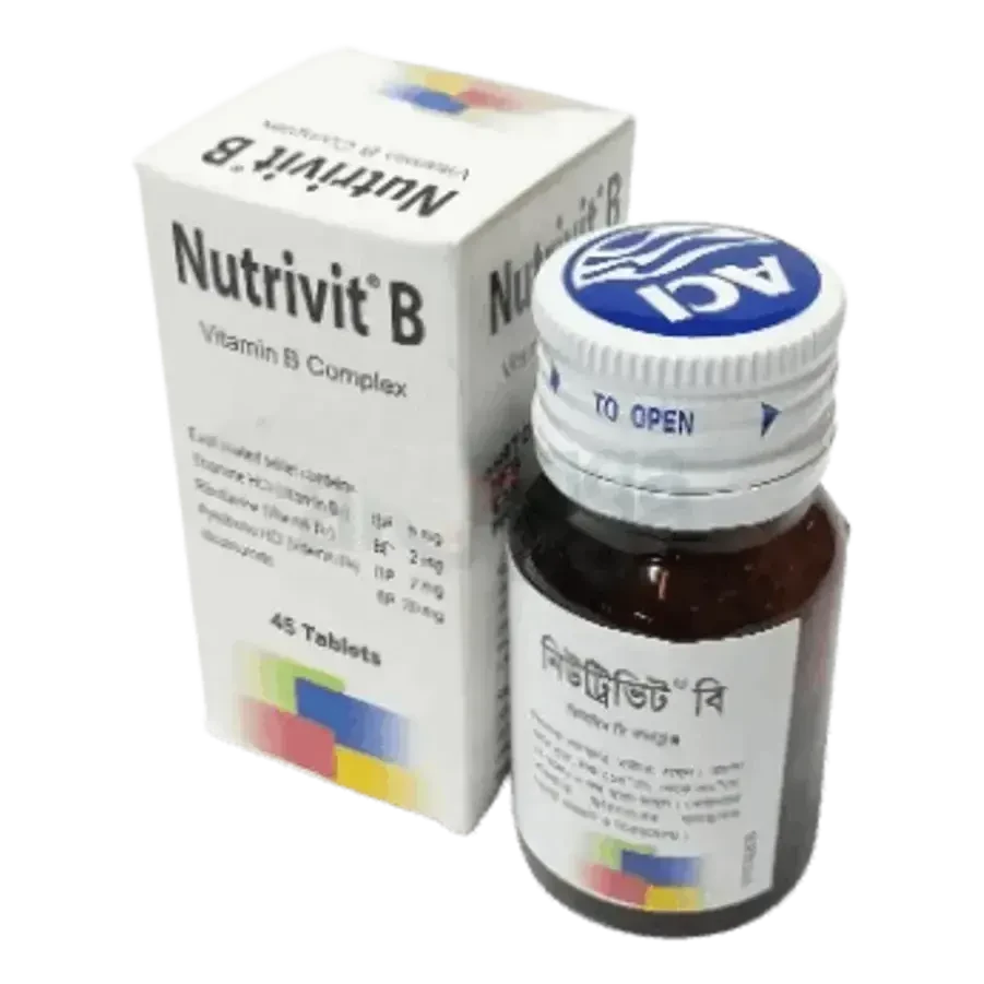 Pack Image: Nutrivit-B 5 mg Tablet (1 x 45)