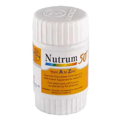 Pack Image: Nutrum 50+  Tablet (1 x 15)