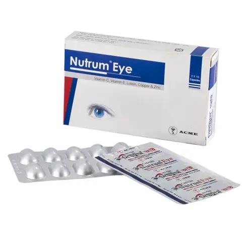 Pack Image: Nutrum Eye 60 mg Capsule (3 x 10)