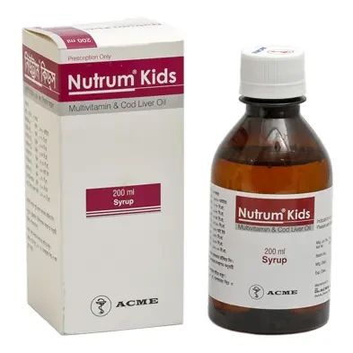 Pack Image: Nutrum Kids Syrup (100 ml bottle)