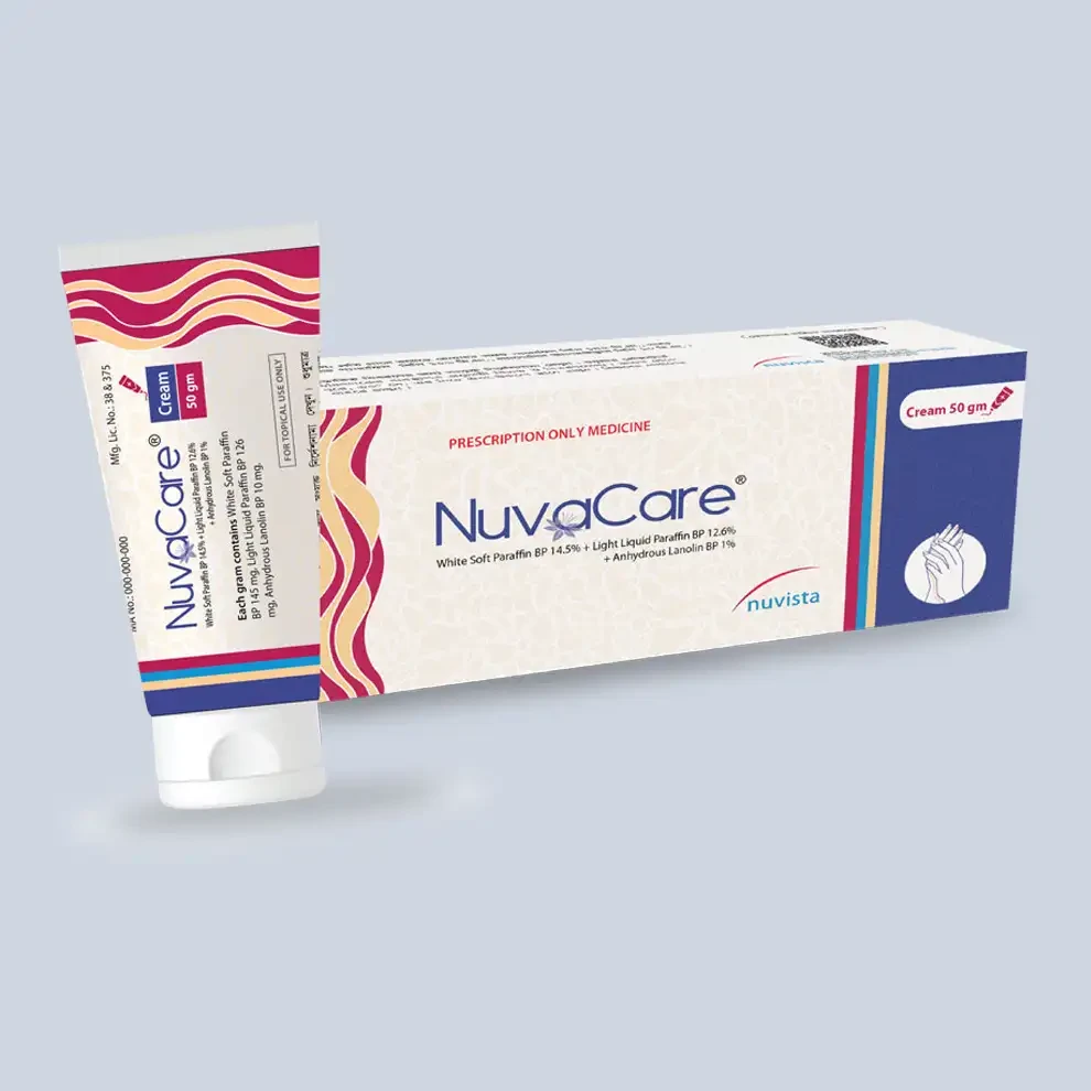 Pack Image: NuvaCare 14.5% Cream (50 gm tube)