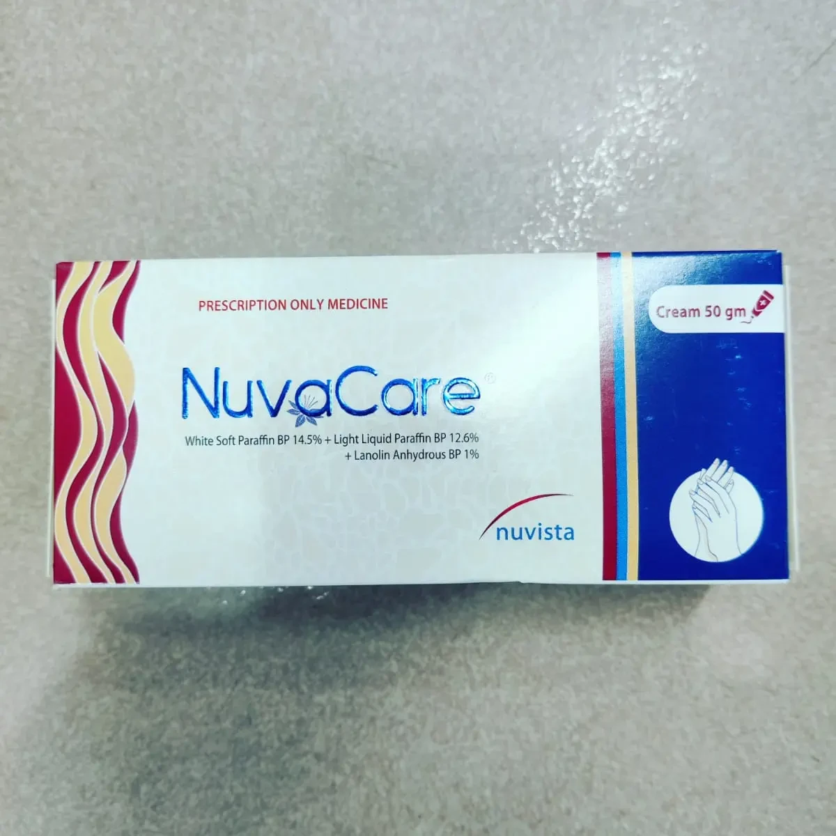 Pack Image: NuvaCare 14.5% Cream (50 gm tube)