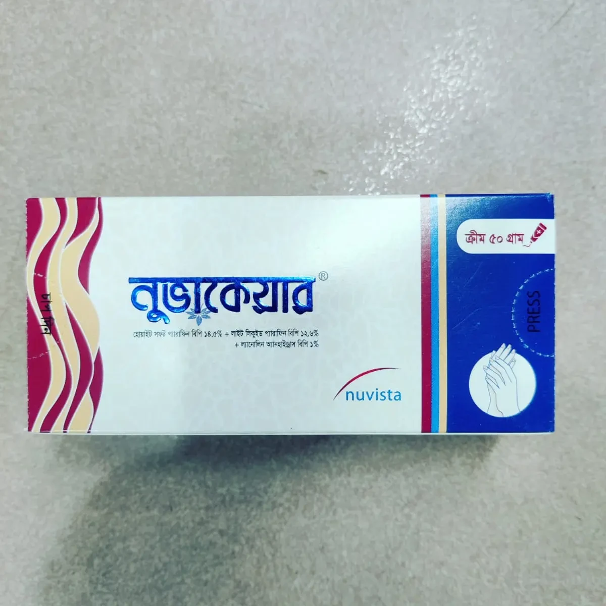 Pack Image: NuvaCare 14.5% Cream (50 gm tube)