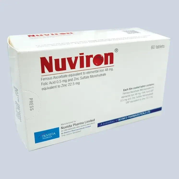Pack Image: Nuviron 48 mg Tablet (6 x 10)