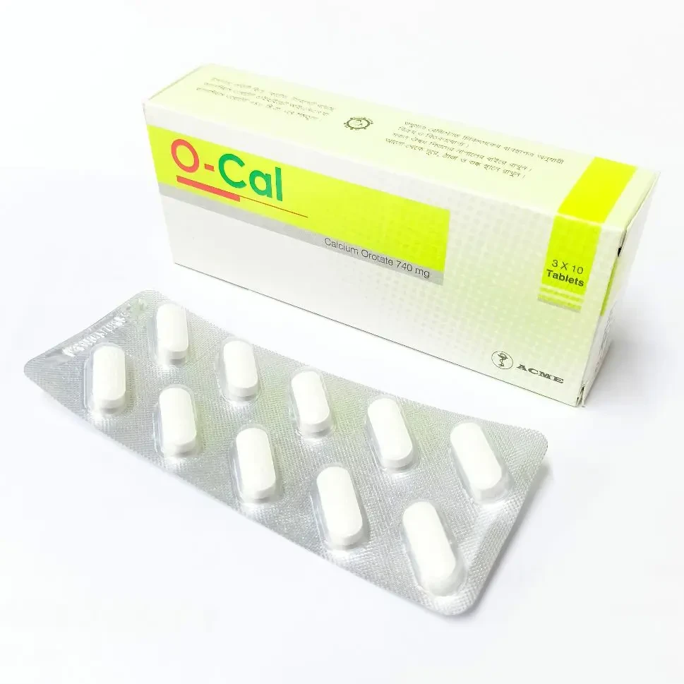 Pack Image: O-Cal 740 mg Tablet (3 x 10)