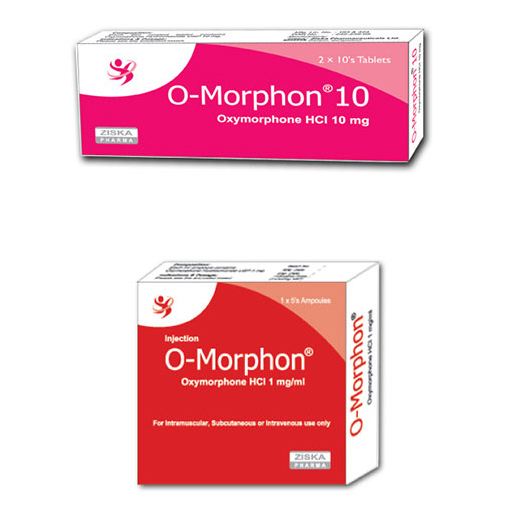 Pack Image: O-Morphon 1 mg Injection (1 ml ampoule)