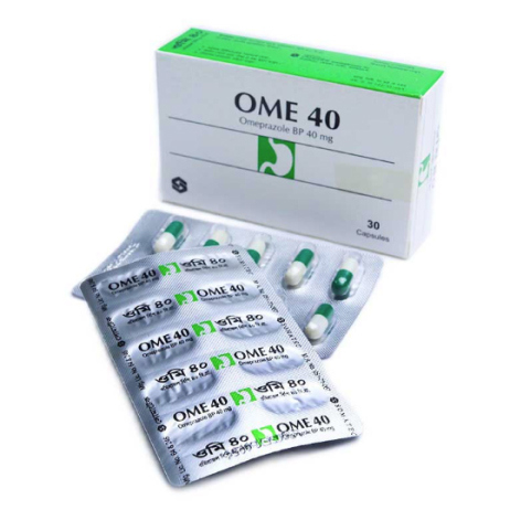 Pack Image: OME 40 mg Capsule (3 x 10)