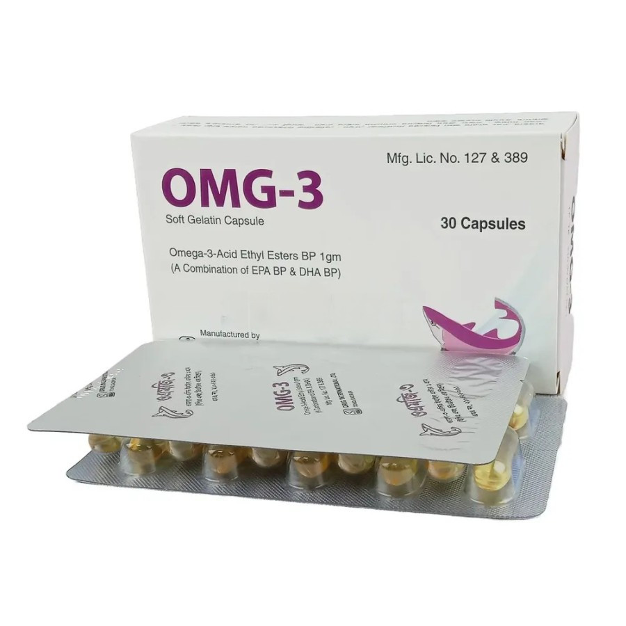 Pack Image: OMG-3 1000 mg Capsule (3 x 10)