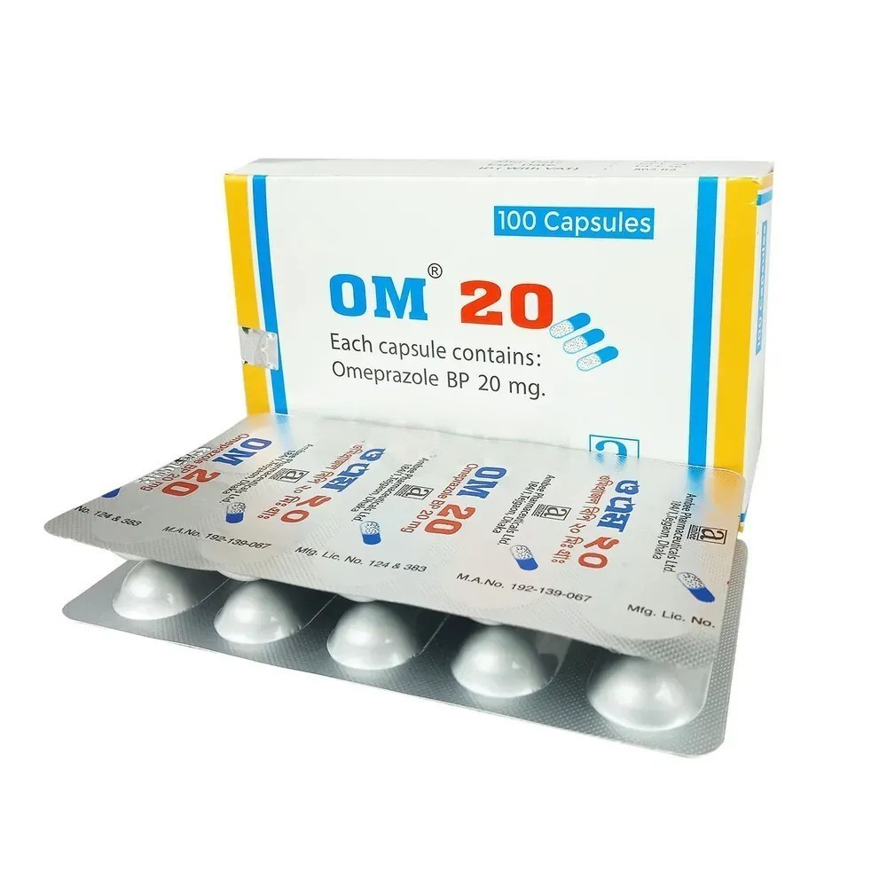 Pack Image: OM 20 mg Capsule (10 x 10)