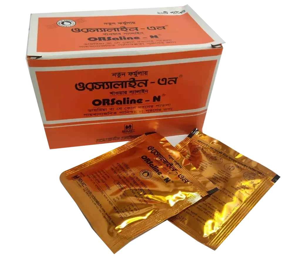 Pack Image: ORSaline-N 10.25 gm Powder (10.25 gm sachet)