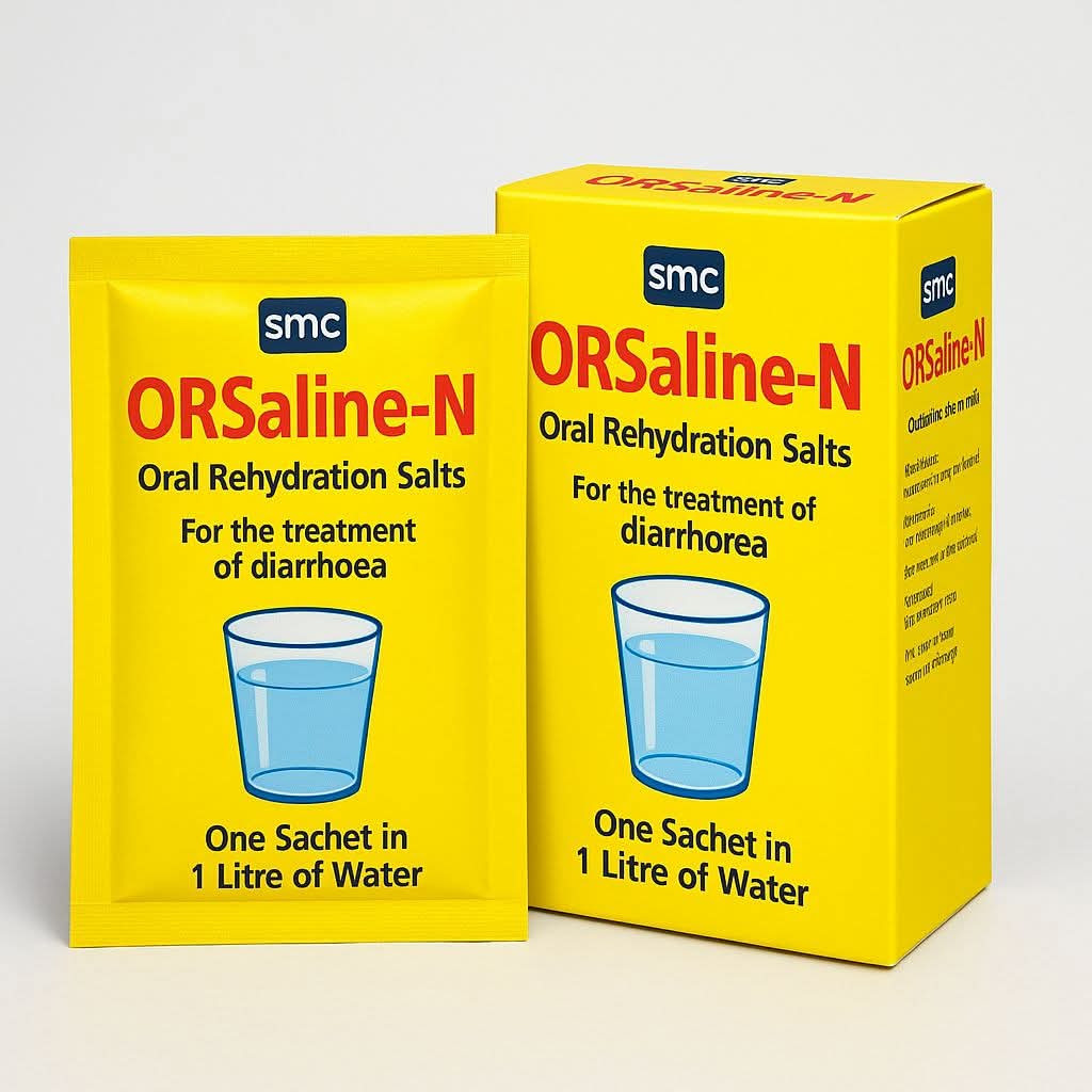 Pack Image: ORSaline-N 10.25 gm Powder (10.25 gm sachet)