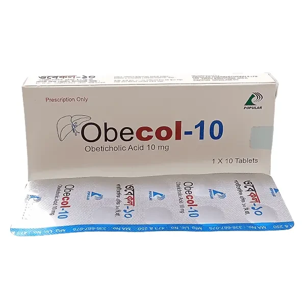 Pack Image: Obecol 10 mg Tablet (1 x 10)