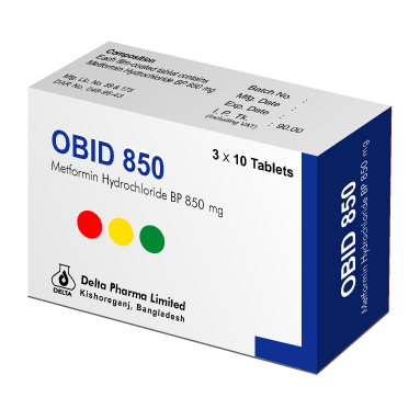 Pack Image: Obid 850 mg Tablet (3 x 10)
