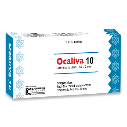 Pack Image: Ocaliva 10 mg Tablet (3 x 10)