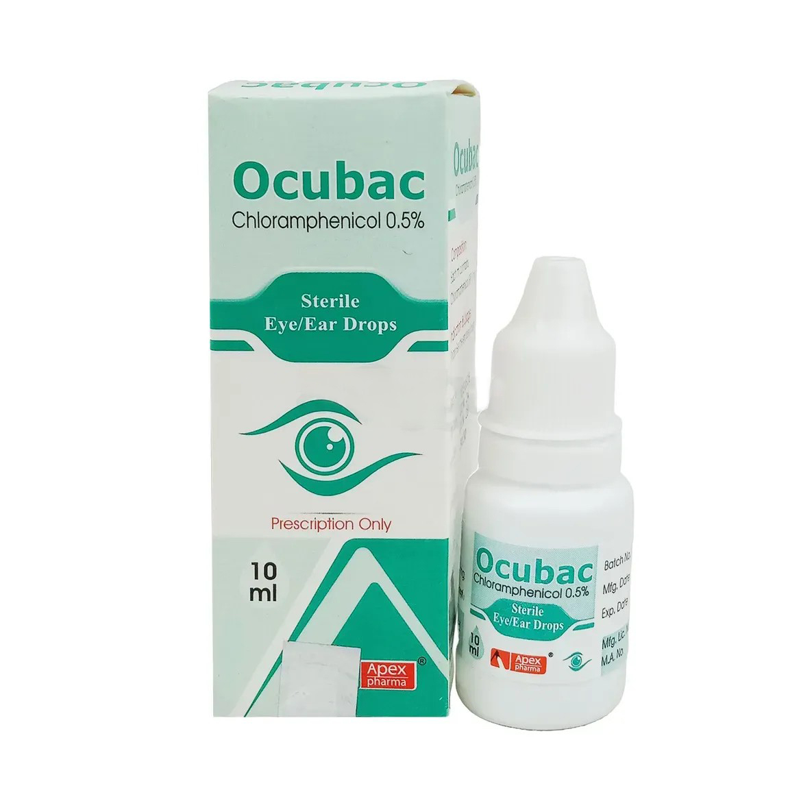 Pack Image: Ocubac 0.5% Eye Drop (10 ml drop)