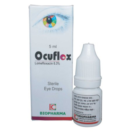 Pack Image: Ocuflox 0.3% Eye Drop (5 ml drop)