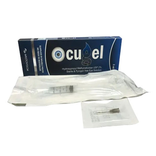 Pack Image: Ocugel 2% Viscoelastic Solution (3 ml pre-filled syringe)