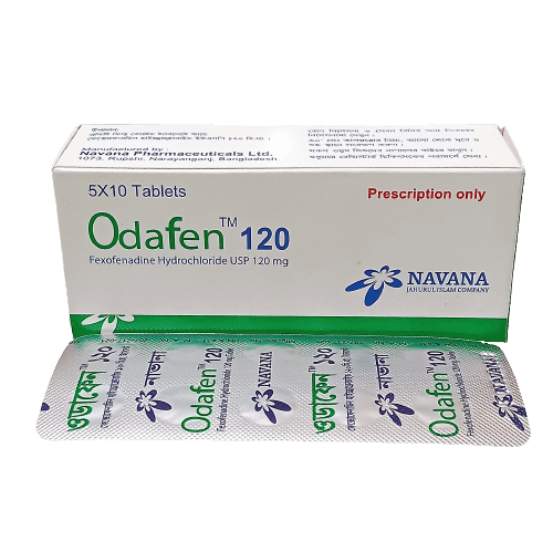 Pack Image: Odafen 120 mg Tablet (5 x 10)