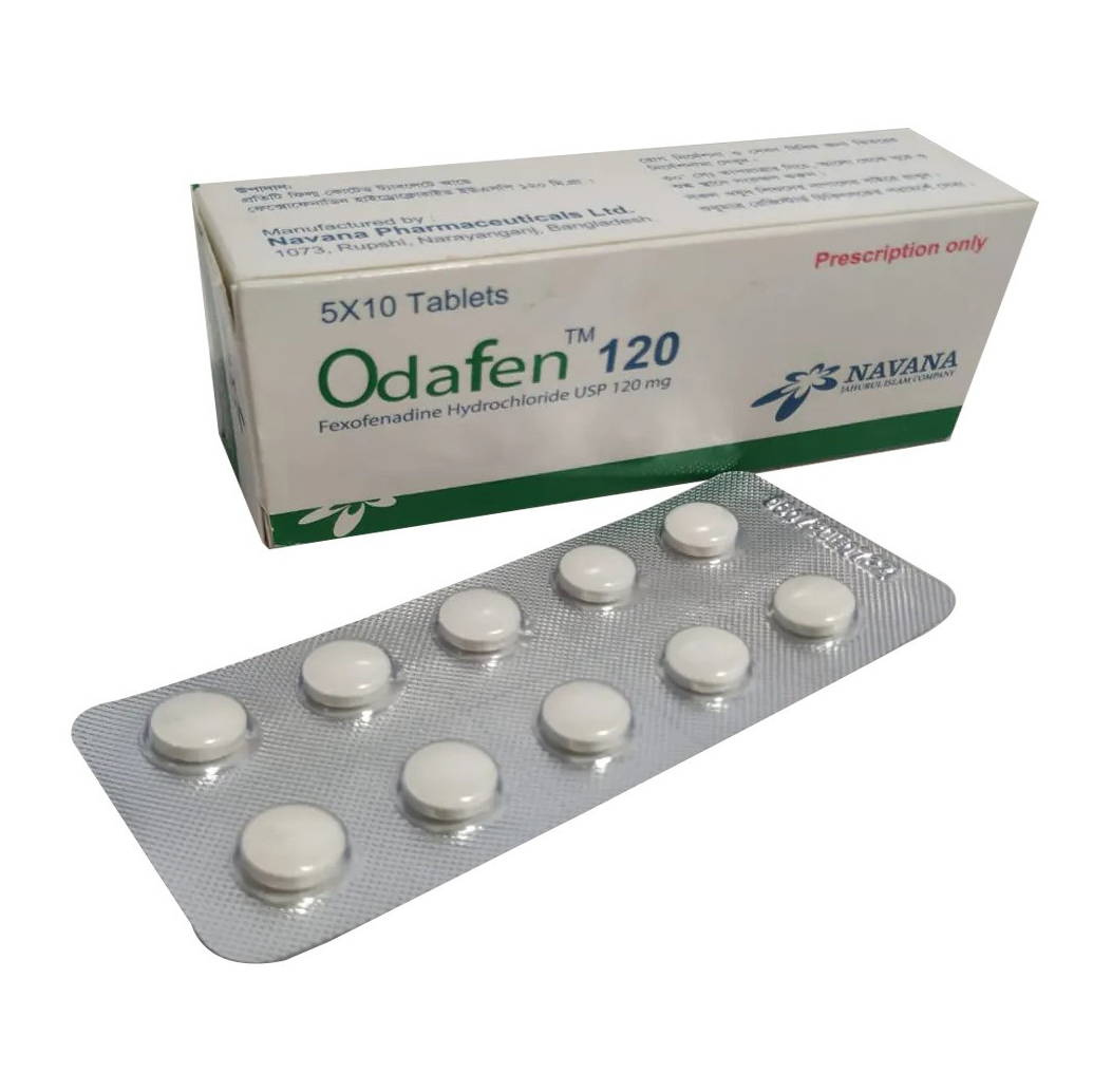 Pack Image: Odafen 120 mg Tablet (5 x 10)
