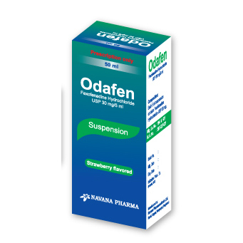 Pack Image: Odafen 30 mg Suspension (50 ml bottle)