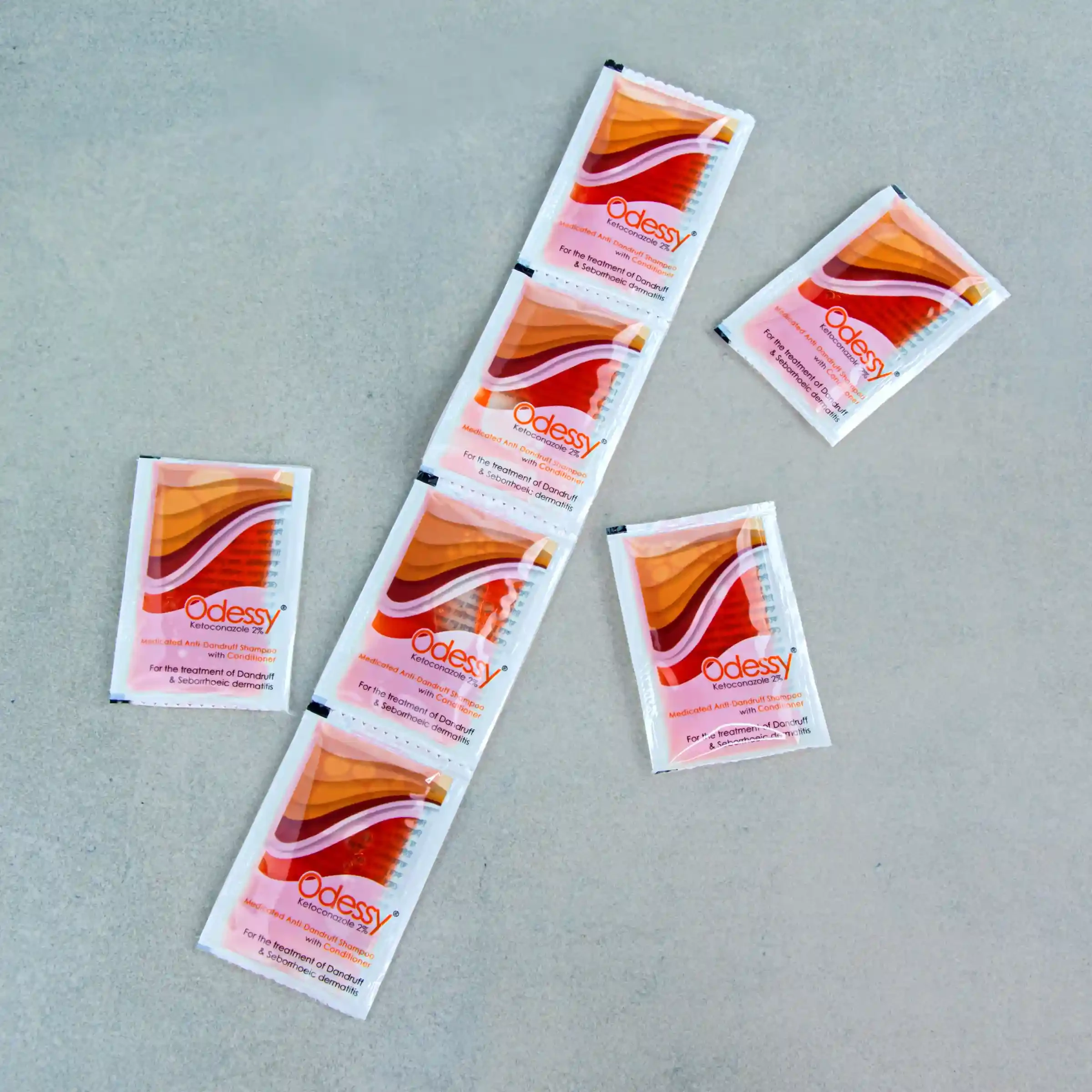 Pack Image: Odessy 2% Shampoo (5 ml sachet)