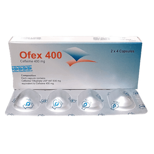 Pack Image: Ofex 400 mg Capsule (2 x 4)