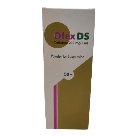 Pack Image: Ofex DS 200 mg Suspension (50 ml bottle)