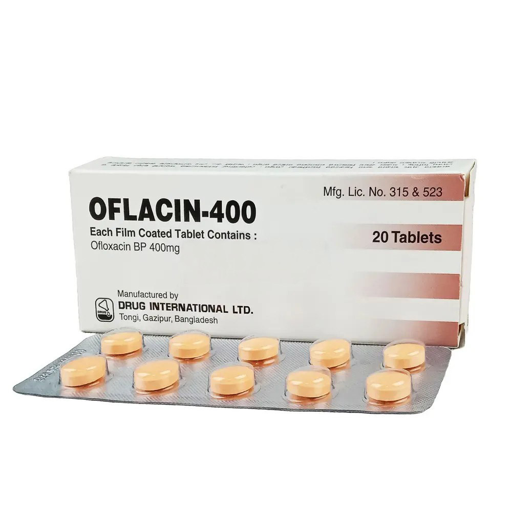Pack Image: Oflacin 400 mg Tablet (2 x 10)
