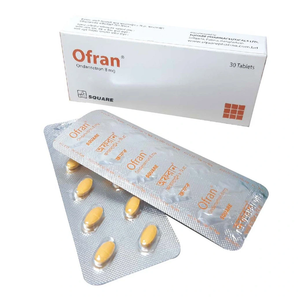 Pack Image: Ofran 8 mg Tablet (3 x 10)