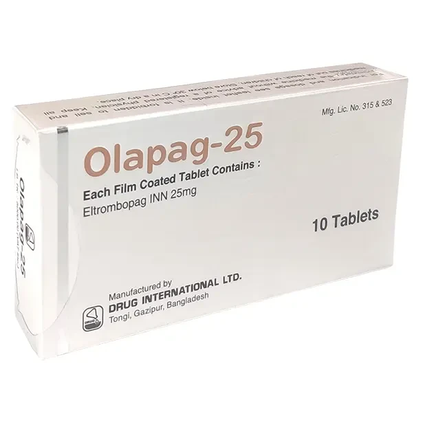Pack Image: Olapag 25 mg Tablet (1 x 10)