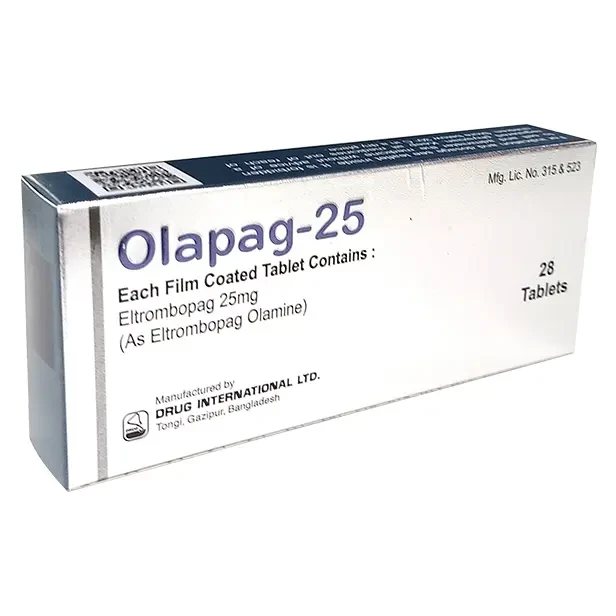 Pack Image: Olapag 25 mg Tablet (1 x 10)