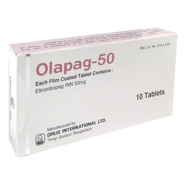 Pack Image: Olapag 50 mg Tablet (1 x 10)