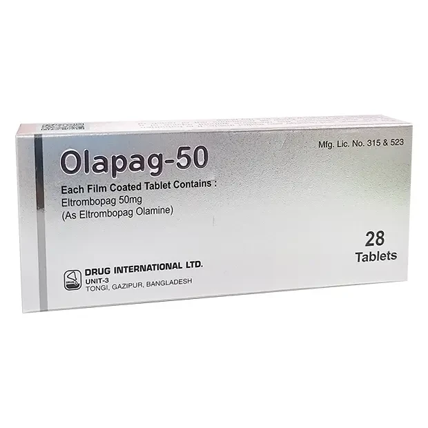 Pack Image: Olapag 50 mg Tablet (1 x 10)