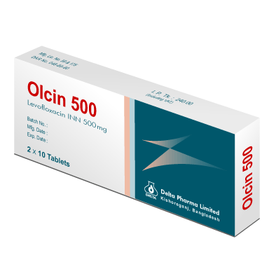 Pack Image: Olcin 500 mg Tablet (2 x 10)
