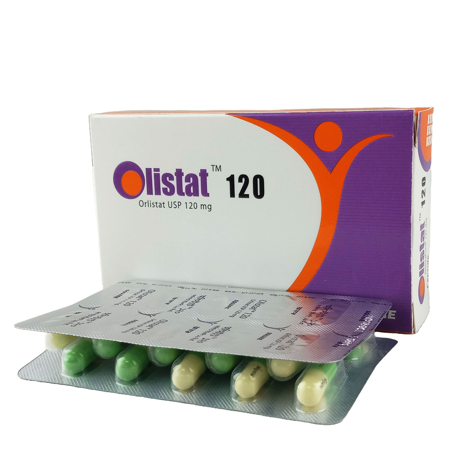 Pack Image: Olistat 120 mg Capsule (2 x 10)