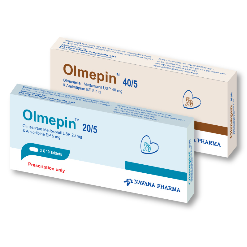 Pack Image: Olmepin 5 mg Tablet (3 x 10)