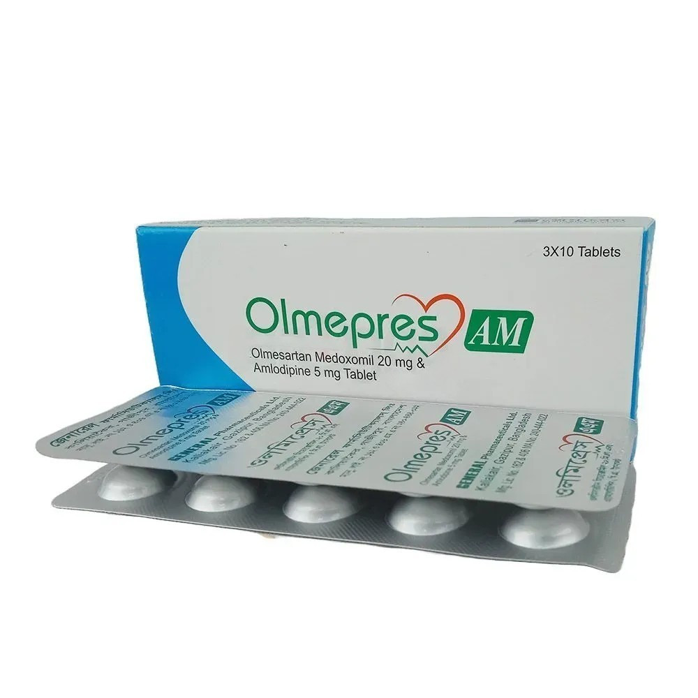 Pack Image: Olmepres AM 5 mg Tablet (3 x 10)