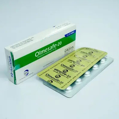 Pack Image: Olmesafe 20 mg Tablet (3 x 10)