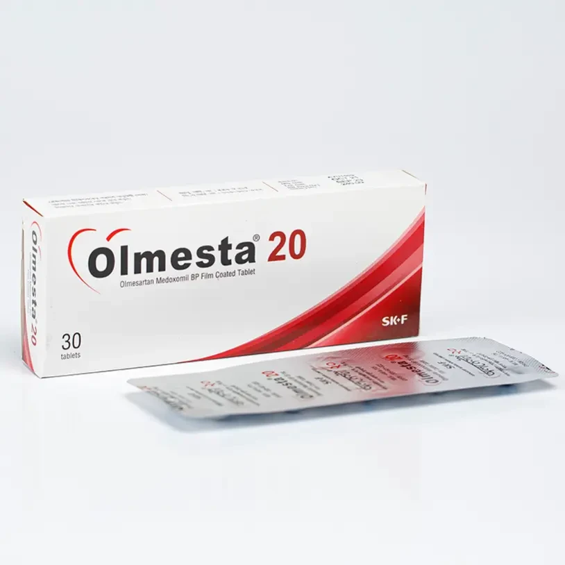 Pack Image: Olmesta 20 mg Tablet (3 x 10)