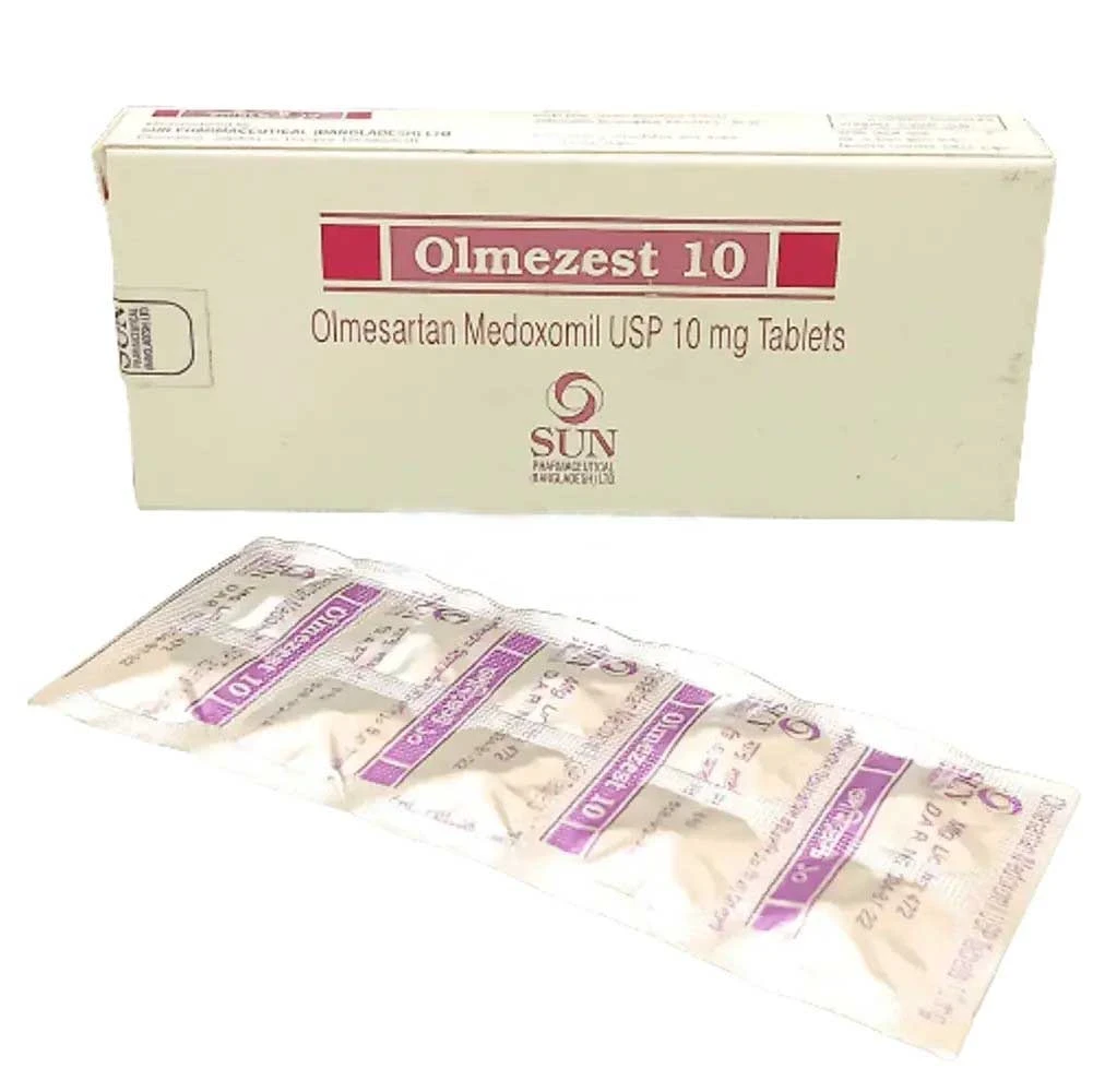 Pack Image: Olmezest 10 mg Tablet (5 x 10)